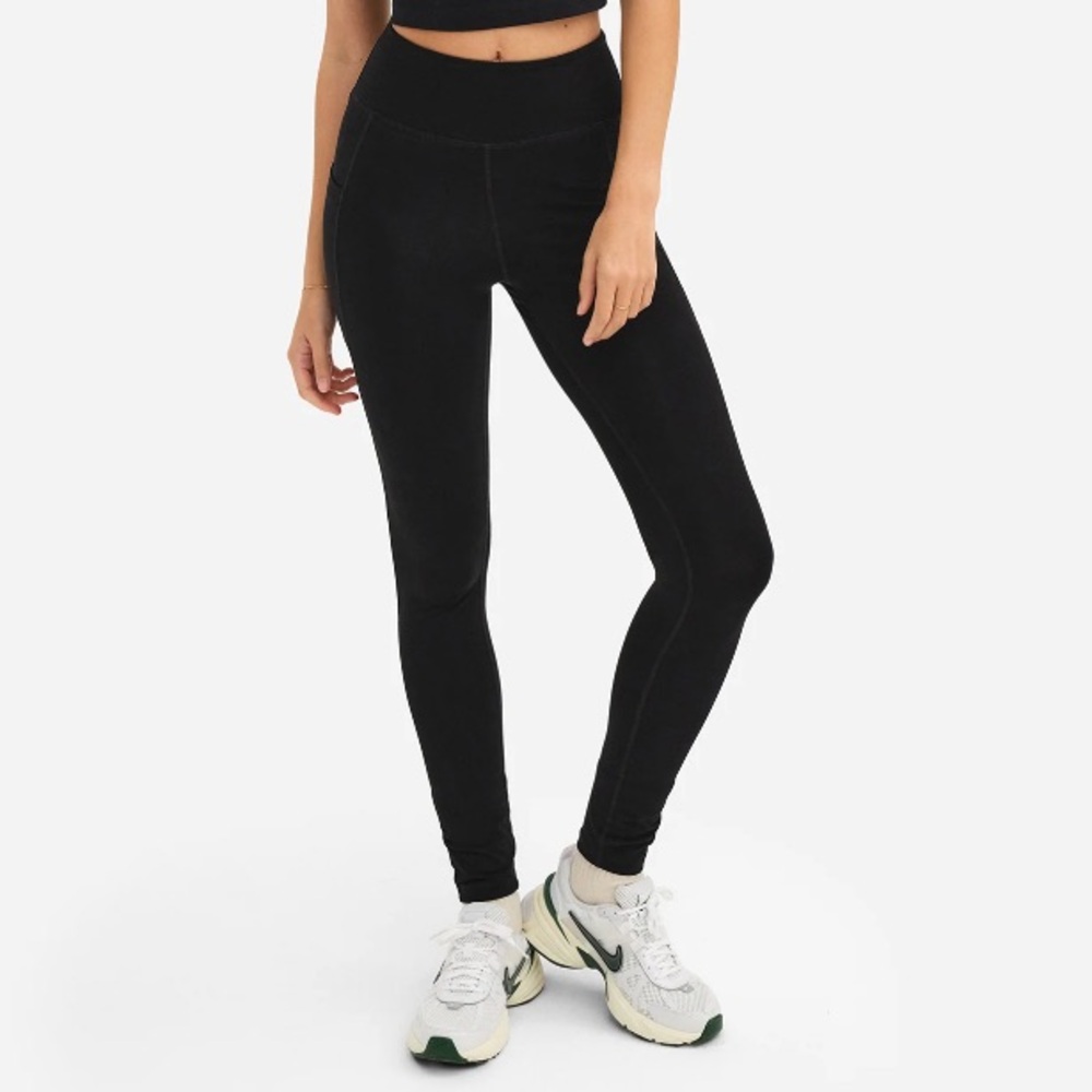 MATE The Label Organic Stretch Pocket Legging - Jet Black - XS